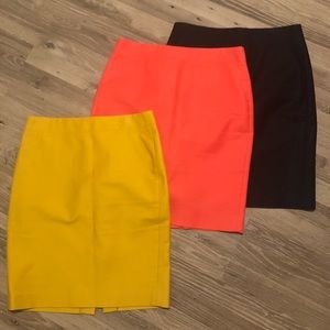 J. Crew No. 2 Pencil skirt (set of three)